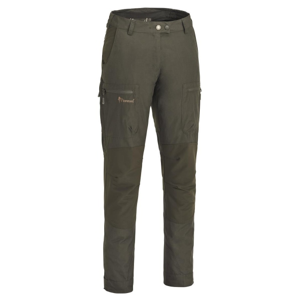 Pinewood 3085 Caribou TC Damen Hose D.Olive (128)