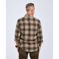 Pinewood 5370 Finnveden Forest Flanell Hemd Olive/D.Green (151)