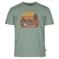 Pinewood 5449 Finnveden Recycled T-Shirt Aqua Campsite (469)