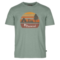 Pinewood 5449 Finnveden Recycled Outdoor T-Shirt Aqua Gr....