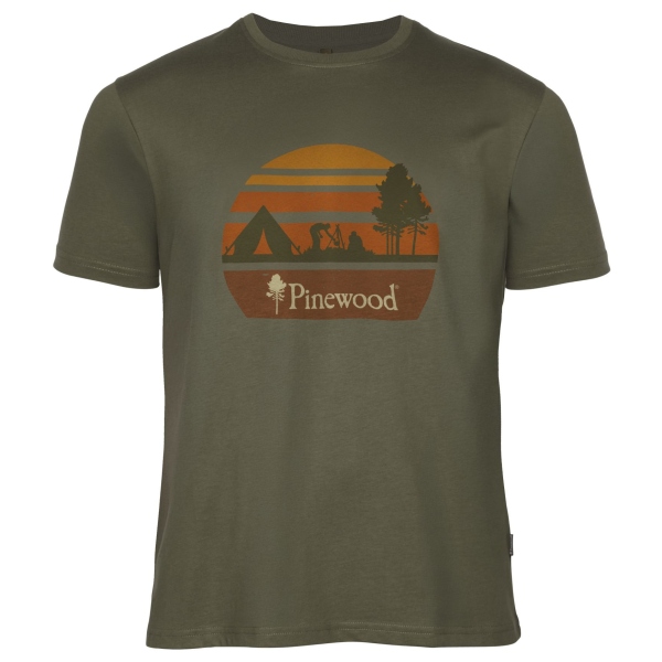 Pinewood 5449 Finnveden Recycled T-Shirt Olive Campsite (776)