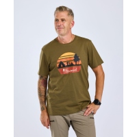 Pinewood 5449 Finnveden Recycled T-Shirt Olive Campsite (776) XXXL