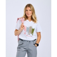 Pinewood 3449 Finnveden Outdoor Damen T-Shirt White...