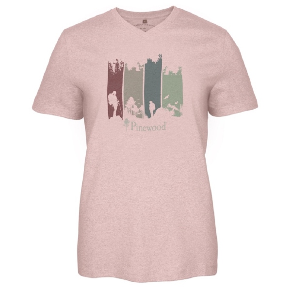 Pinewood 3449 Finnveden Outdoor Damen T-Shirt Pink Adventure (849)