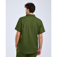 Pinewood 5373 Värnamo InsectSafe Hemp mix Hemd Pine Green (759)