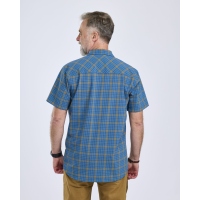Pinewood 5120 Outdoor Herren Hemd Kurzarm Blue (300)