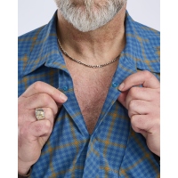 Pinewood 5120 Outdoor Herren Hemd Kurzarm Blue (300)