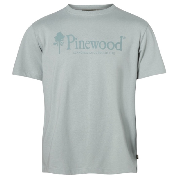 Pinewood 5445 Outdoor Life T-Shirt Aqua Grey (467)