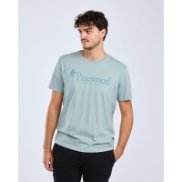 Pinewood 5445 Outdoor Life T-Shirt Aqua Grey (467)