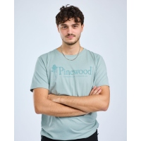 Pinewood 5445 Outdoor Life T-Shirt Aqua Grey (467)