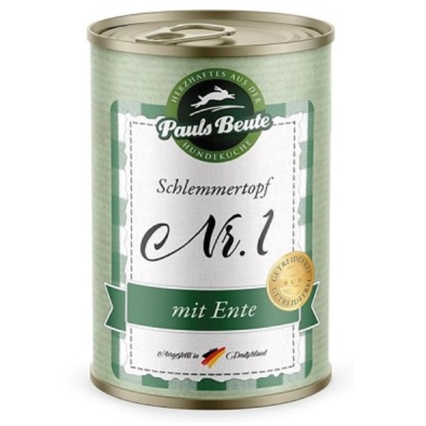 Pauls Beute Schlemmertopf Nr. 1 mit Ente 400g