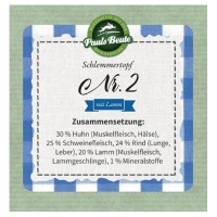 Pauls Beute Schlemmertopf Nr. 2 mit Lamm 400g