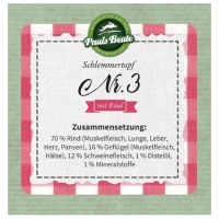 Pauls Beute Schlemmertopf Nr. 3 mit Rind 400g