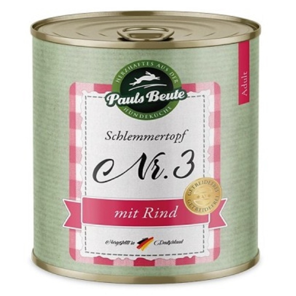 Pauls Beute Schlemmertopf Nr. 3 mit Rind 800g