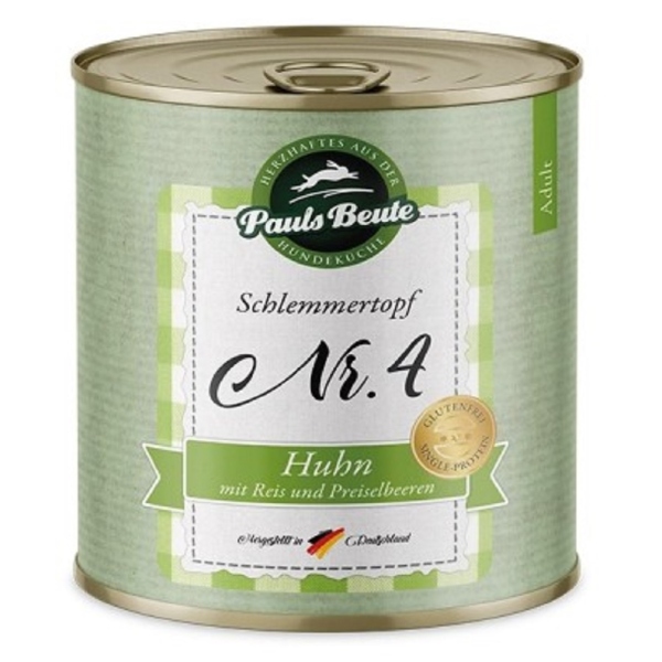 Pauls Beute Schlemmertopf Nr. 4 mit Huhn 800g