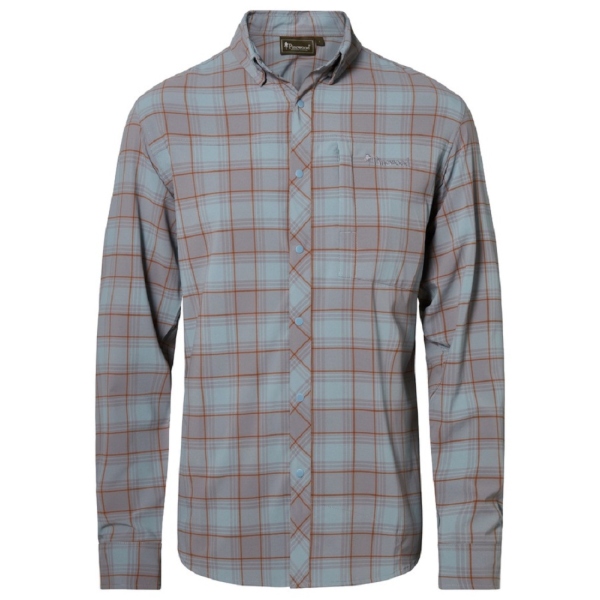 Pinewood 5222 Abisko Trekking InsectSafe L/S Hemd Aqua Grey (467)