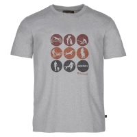 Pinewood 5439 Dog Sports T-Shirt L.Grey Activity (468)