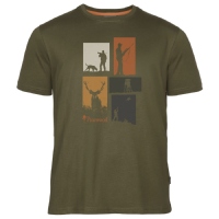 Pinewood 5476 Hunting T-Shirt Olive Melange (148)