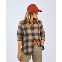 Pinewood 3370 Finnveden Forest Flanell Damenbluse Olive/D.Green (151)