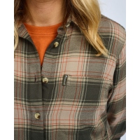 Pinewood 3370 Finnveden Forest Flanell Damenbluse Olive/D.Green (151)