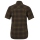 Pinewood 3121 Abisko Wanderbluse Damen Kurzarm D.Olive/D.Sandstone (778)
