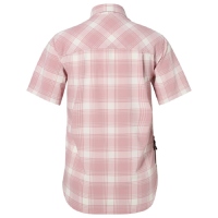 Pinewood 3121 Abisko Wanderbluse Damen Kurzarm L.Pink/White (850)