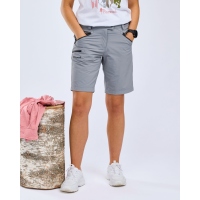 Pinewood 3111 Abisko Light Stretch Damen Shorts Mid Grey (465)