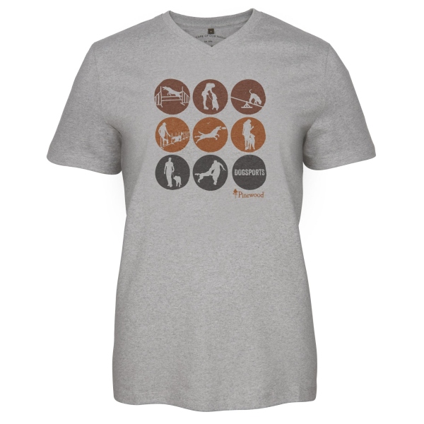 Pinewood 3439 Dog Sports Damen T-Shirt Grey Activity (468)