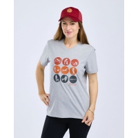 Pinewood 3439 Dog Sports Damen T-Shirt Grey Activity (468)
