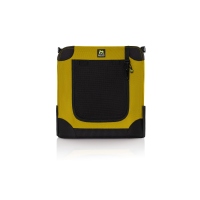 Maelson Soft Kennel faltbare Hundebox mit Tragegriff Saffron Yellow M 82 - (82 x 59 x 59cm)