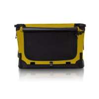 Maelson Soft Kennel faltbare Hundebox mit Tragegriff Saffron Yellow M 82 - (82 x 59 x 59cm)