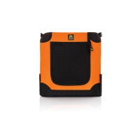Maelson Soft Kennel faltbare Hundebox -Neon Orange- M 82 - (82 x 59 x 59 cm)