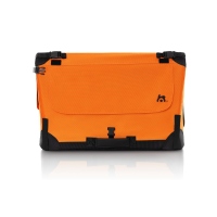 Maelson Soft Kennel faltbare Hundebox -Neon Orange- M 82 - (82 x 59 x 59 cm)