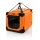 Maelson Soft Kennel faltbare Hundebox -Neon Orange- M 82 - (82 x 59 x 59 cm)