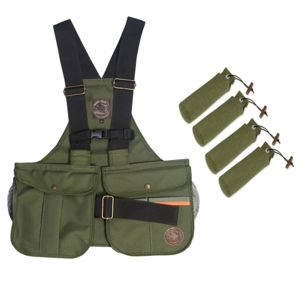 Mystique Dummyweste Trainer Khaki + 4x Dummy 500g Set M khaki