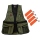 Mystique Dummyweste Profi Khaki + 4x Dummy 500g Set M orange