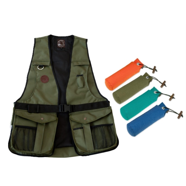 Mystique Dummyweste Profi Khaki + 4x Dummy 500g Set XXL Gemischt