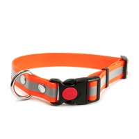 Mystique® Biothane Safety Klick Halsband 25mm 30-40cm...