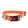 Mystique® Biothane Safety Klick Halsband 25mm 30-40cm reflex gold orange