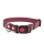 Mystique® Biothane Safety Klick Halsband 25mm 30-40cm weinrot