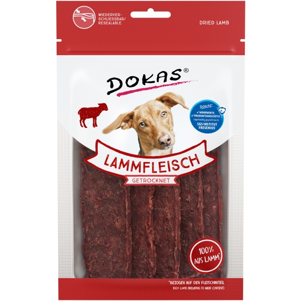 DOKAS - Lammfleisch getrocknet 1er Pack (1 x 70g)