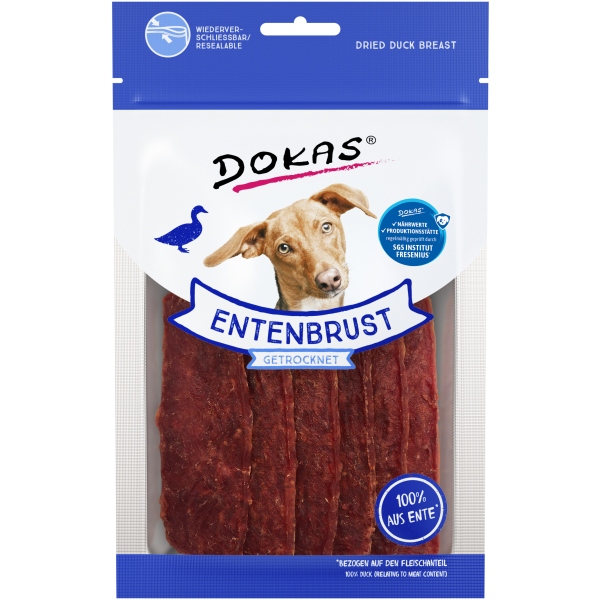 DOKAS - Entenbrust getrocknet 1er Pack (1 x 70g)