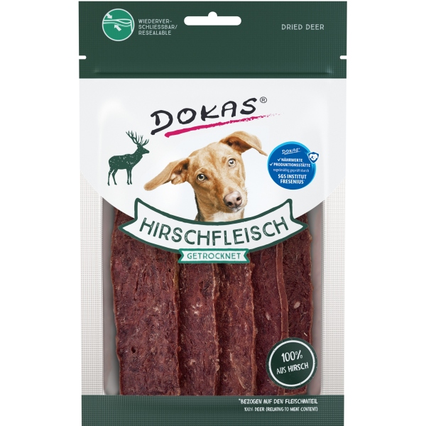DOKAS - Hirschfleisch getrocknet 1er Pack (1 x 60)