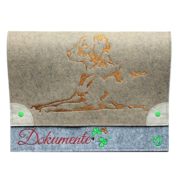 Dokumentenmappe V2 Golden liegend