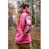 Pinewood 3291 Dog Sports Hybrid Stretch Weste Damen Cherry Pink (853)