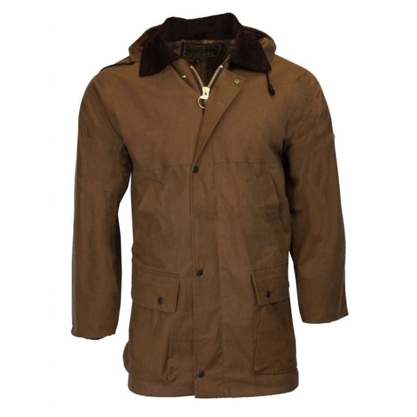 Walker and Hawkes Wachsjacke Benson beige