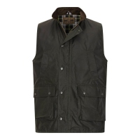 Walker and Hawkes Herren Wachsweste Winchester – Olive