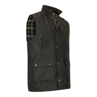 Walker and Hawkes Herren Wachsweste Winchester – Olive