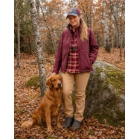 Pinewood 3290 Dog Sports Hybrid Stretch Jacke Damen Earth Plum (815)