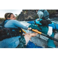 Ruffwear Confluence Schwimmweste für Hunde Biolumin Blue